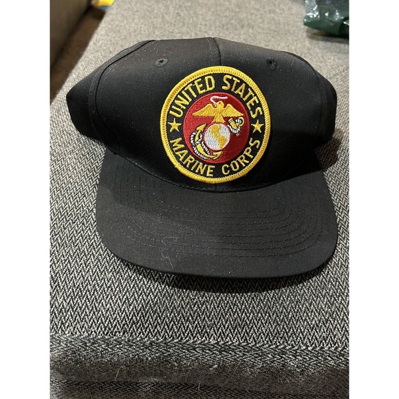 Vintage United States Marine Corps Nissun Snapback Hat NWOT - Picture 2 of 9
